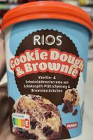 Cookie Dough and Brownie Eiscreme