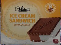 Ice Cream Sandwich cocoa & vanilla