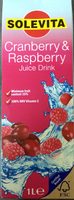 Cranberry & raspberry juice drink