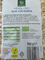 Muesli bio aux céréales
