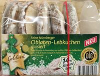 Feine Nürnberger Oblaten-Lebkuchen glasiert