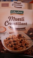 Muesli croustillant au eclat de choco