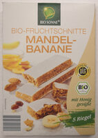 Bio-Fruchtschnitte Mandel-Banane