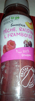 Smoothie Pêche, Raisin, & Framboises