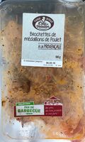 Brochettes de medaillons de poulet à la provençale