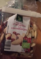 Mélange bio d’amandes et de canneberges