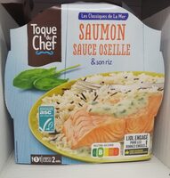 Saumon sauce oseille & son riz pilaf