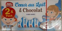 Coeur au lait et chocolat