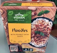 Noodles with peanut satay sauce