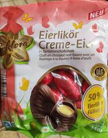 Eierlikör Creme-Eier Zartbitterschokolade