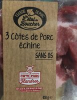 Côte de porc échine