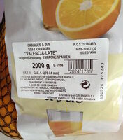 Oranges à jus - Salustiana
