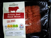 British beef steak mince