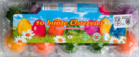 10 bunte Ostereier