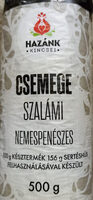 Csemege szalámi, nemespenészes