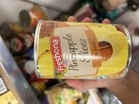 Ananas en tranches au sirop léger
