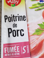 Poitrine de porc fumée