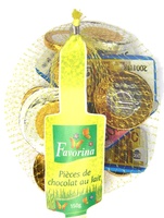 Pièces de chocolat au lait