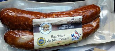 Saucisse de Montbéliard cuite IGP-VPF
