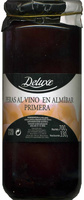 Peras al vino en almíbar