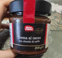 Crema al cacao con chicchi di caffè