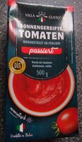 Sonnengereiften Tomaten passiert