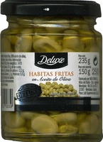 Habitas fritas en aceite de oliva