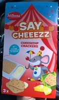 Dip 'n munch cheese dip with crackers