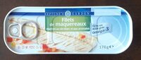 Filets de maquereaux marinés au vin blanc et aux aromates