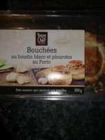 Bouchées au boudin blanc et pleurotes
