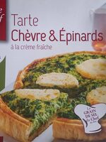 Tarte chèvre & épinards