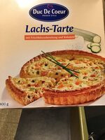 Salmon quiche with leek
