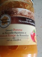 Compote pomme abricot rouge