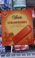 Strawberry Ice Lollies Doos 12 Stuks (gelatelli)