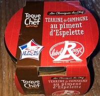 Tarrine de campage au piment d'espelette