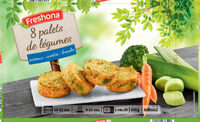 8 palets de légumes