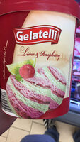 Gelato alla limetta e lampone