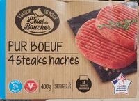 Pour boeuf 4 steaks hachés