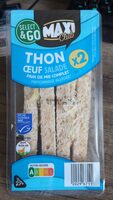 Sandwich maxi thon œuf salade x2