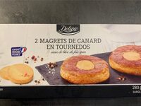 2 magrets de canard en tournedos