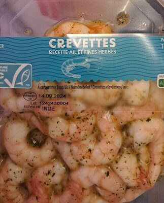 Crevettes recette ail et fines herbes
