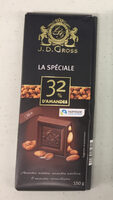 Chocolat La Spéciale noir d´amandes