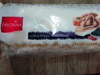 Stollen with a poppy seed filling