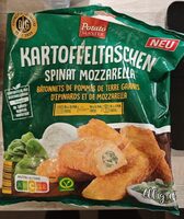 Kartoffeltaschen Spinat Mozzarella