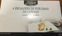 4 Escalopes de foie gras de canard