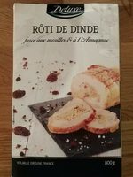 Rôti de dinde farce aux morilles & à l'armagnac