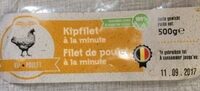 Filet de poulet à la minute