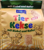 Tier Kekse mit Dinkel und Hafer