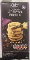 Sultana All Butter Cookies