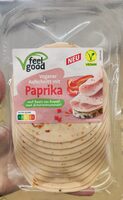 Veganer Aufschnitt paprika